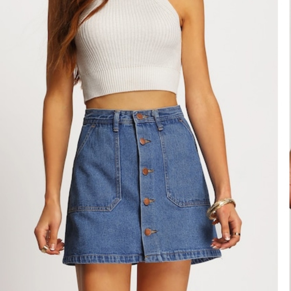 Denim skirt